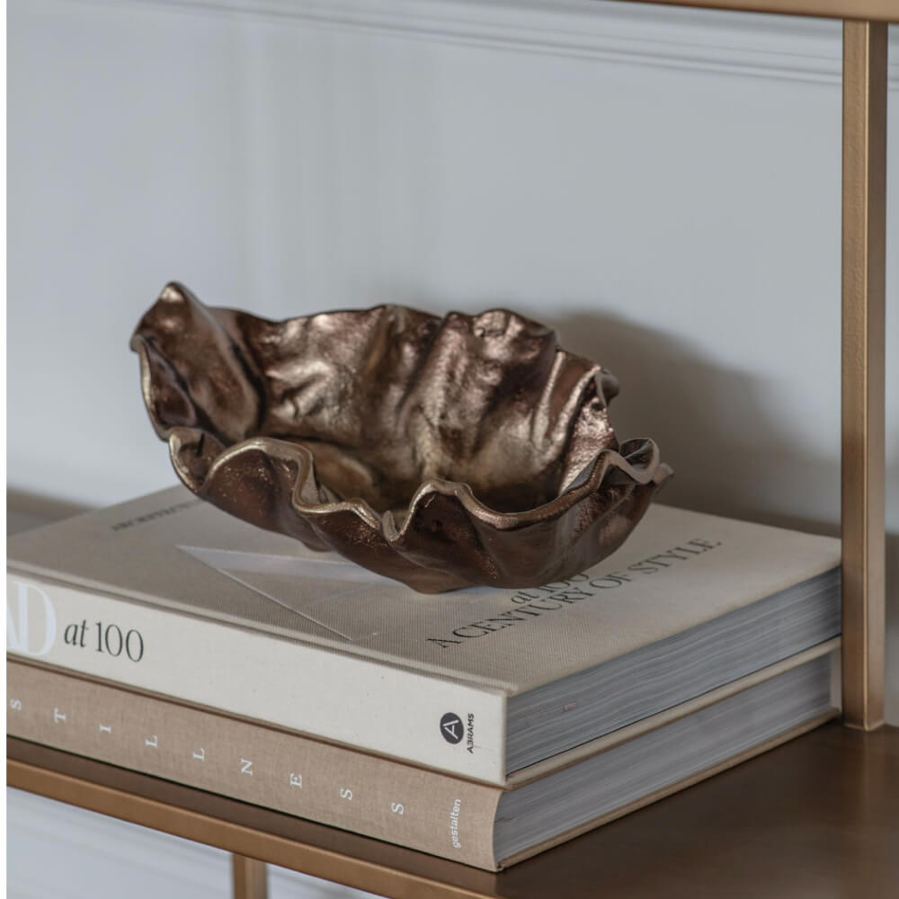 Artisan Bronze Sculptural Bowl