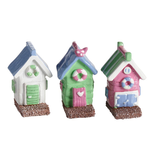 Beach Huts | Set of 3