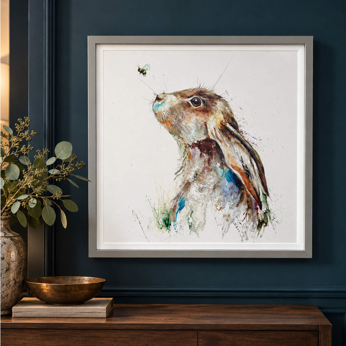 Bee-witched | Framed Canvas Board Print by Nicola Jane Rowles