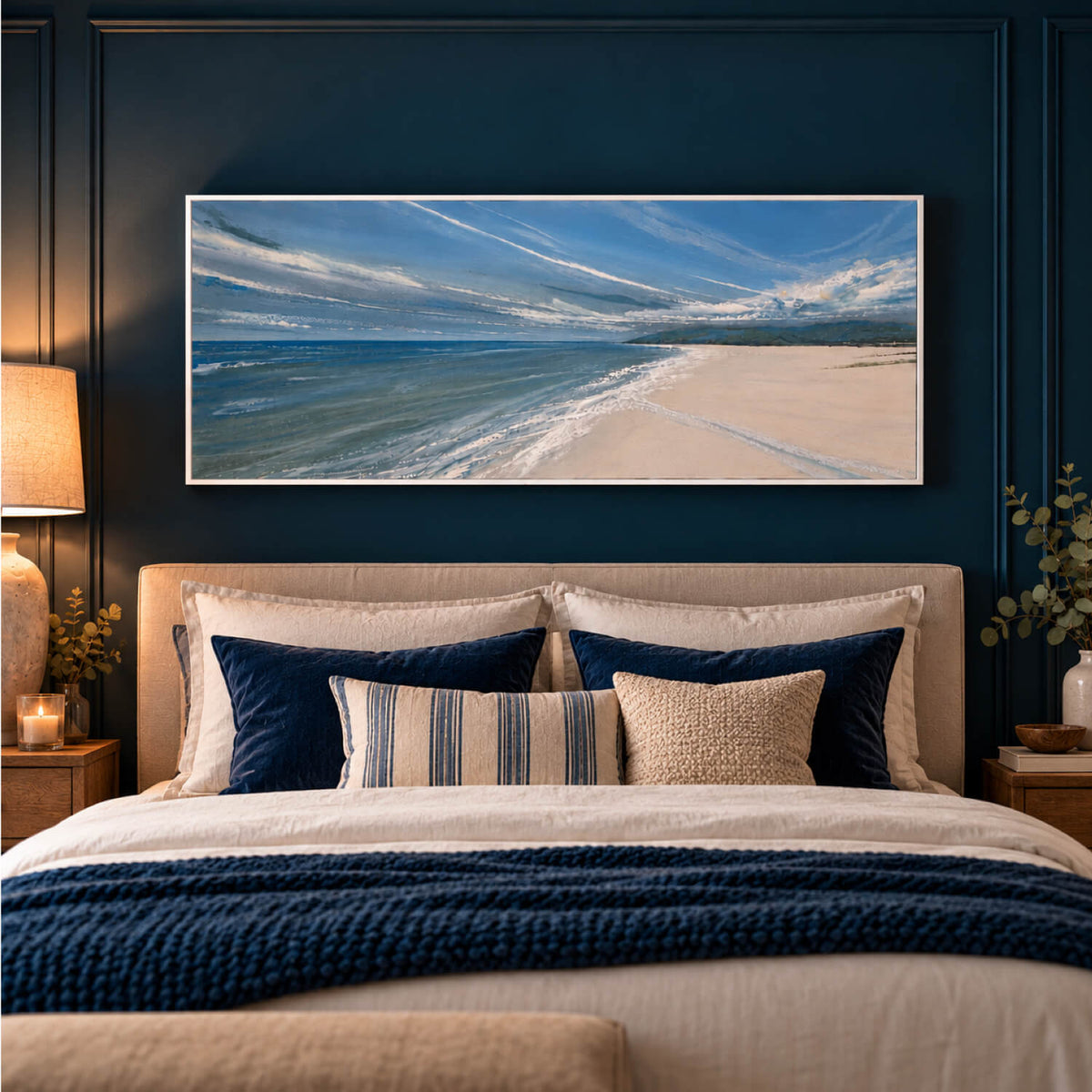 Beyond The Headland | Framed Print Jane Skingley