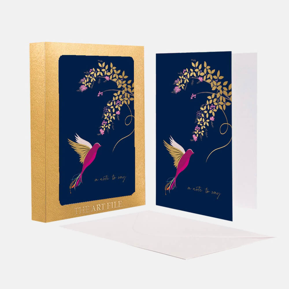 Hummingbird — Set of 10 Luxury Notecards