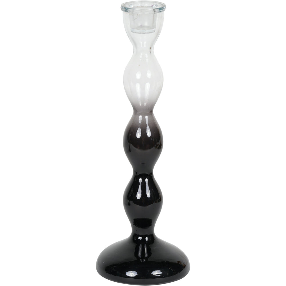 Black Ombre Bobble Candlestick