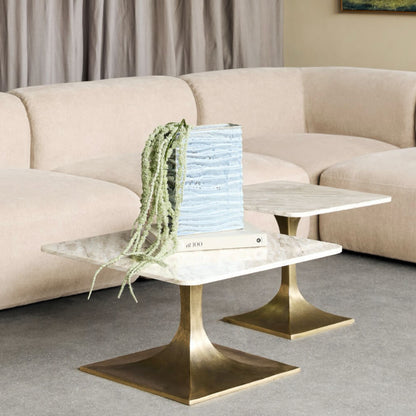 Blue Rectangular Ceramic Vase