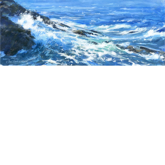 Blue Wash, Rocks at the Point | Original by James Bartholomew | CLICK & COLLECT ONLY