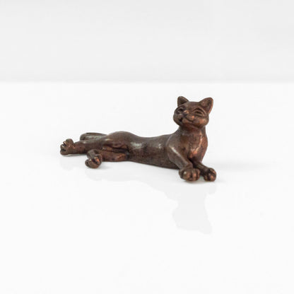 Lying Cat Bonsai Bronze