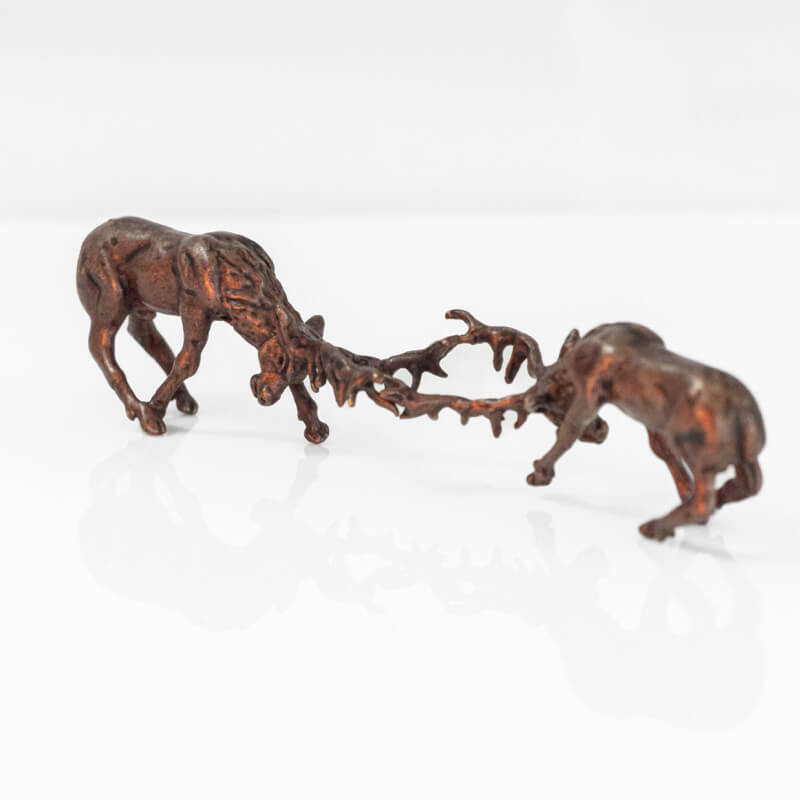 Bonsai Bronze Rutting Stag
