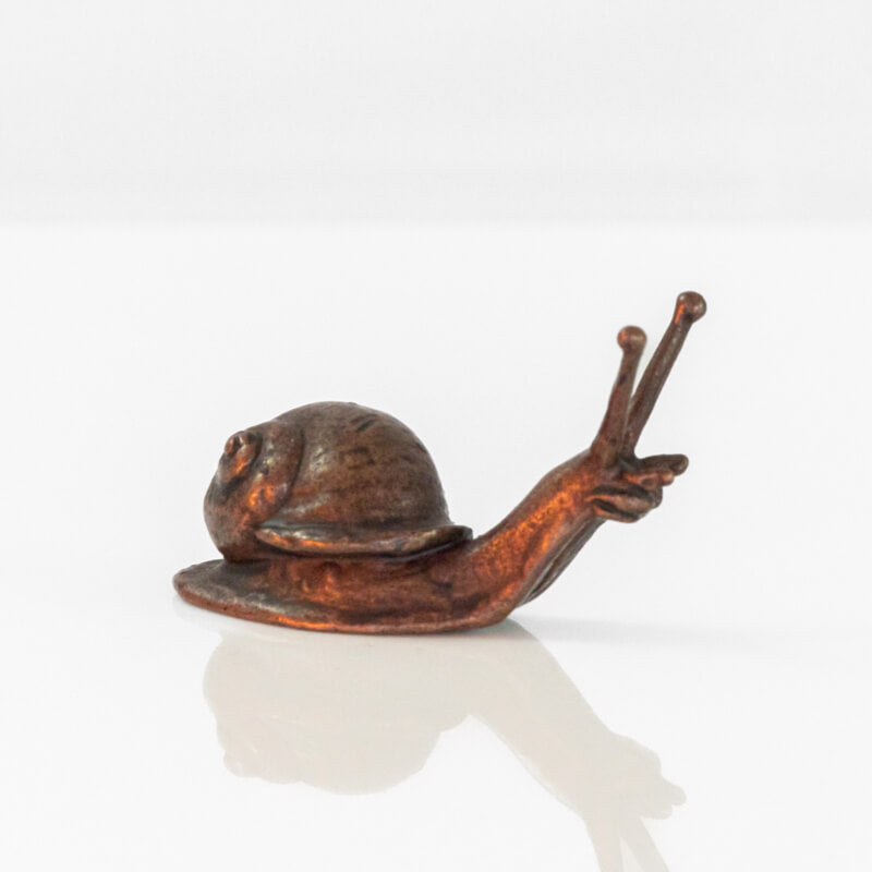 Bonsai Bronze Baby Snail