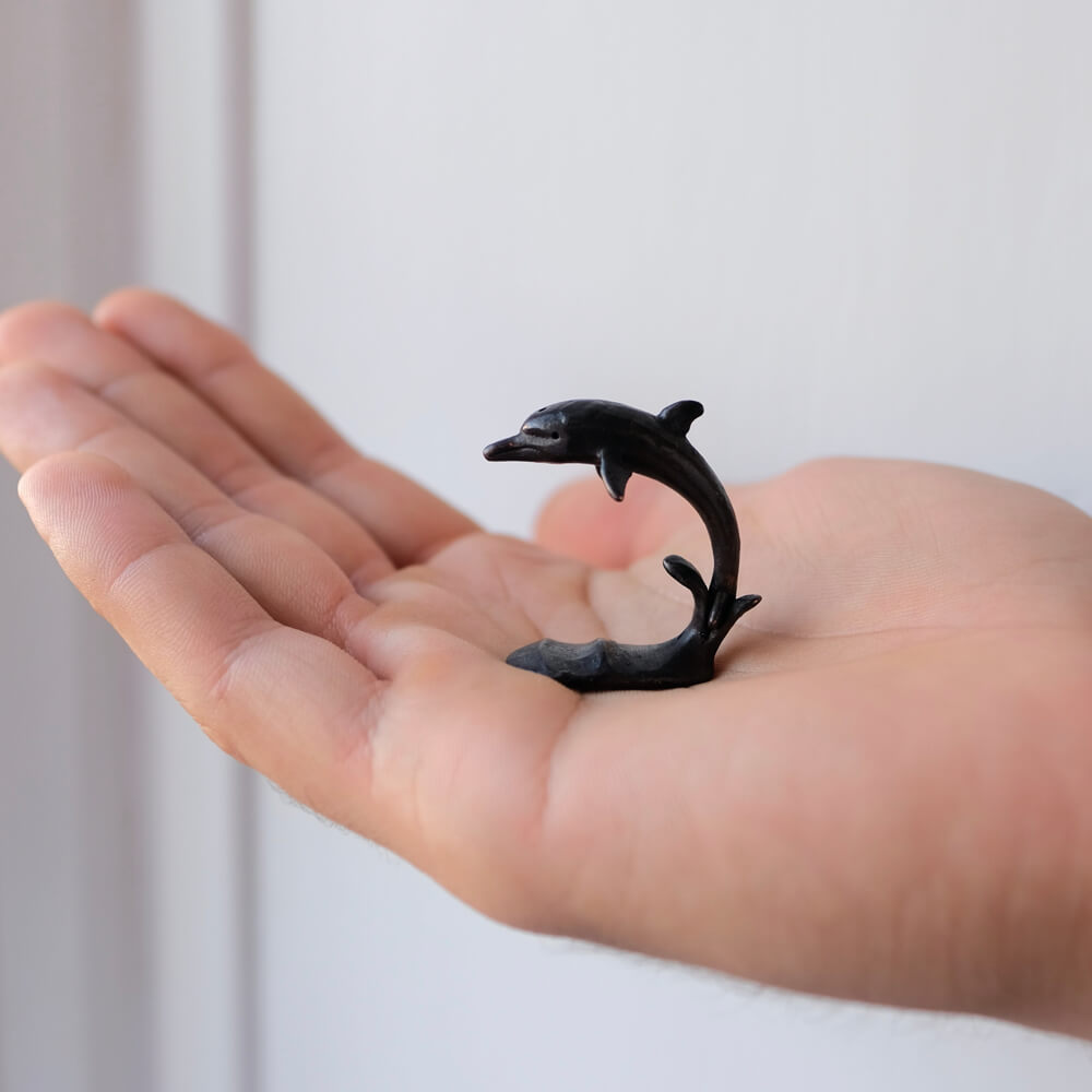 Bonsai Bronze Dolphin