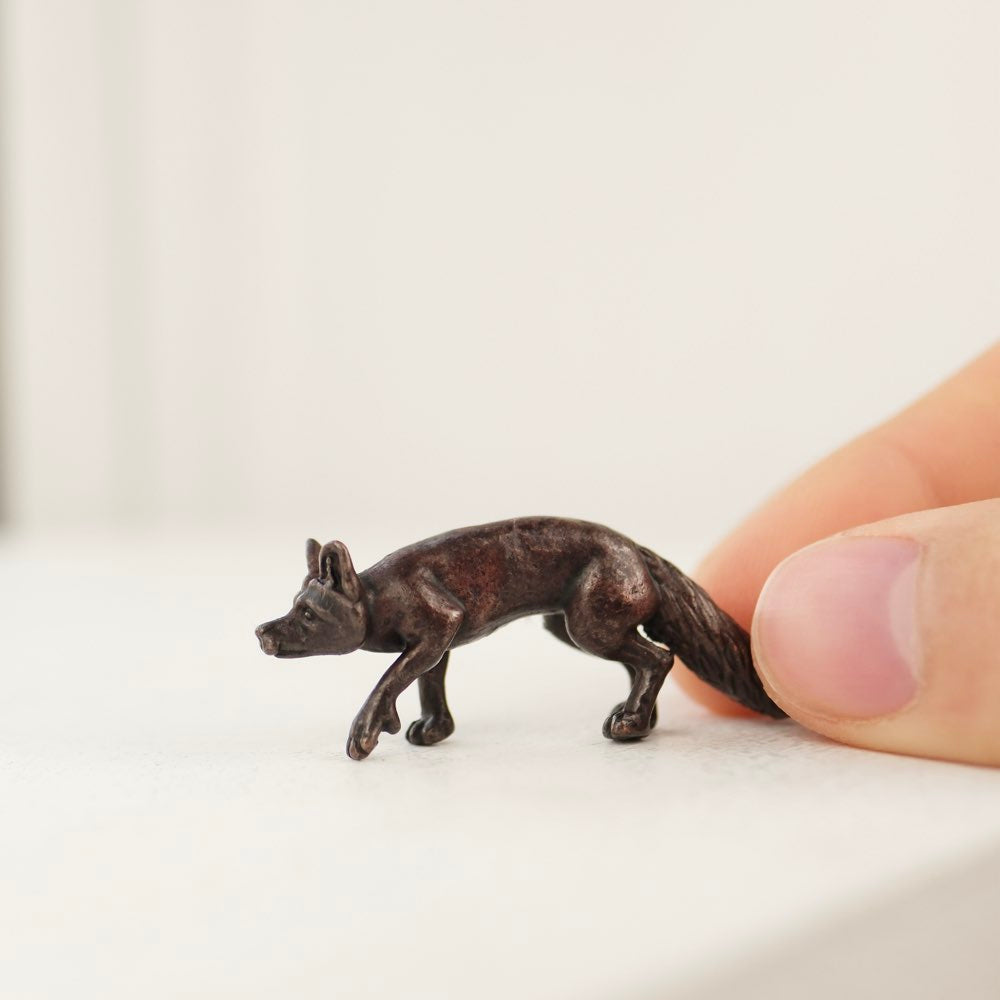 Bonsai Bronze Fox Walking