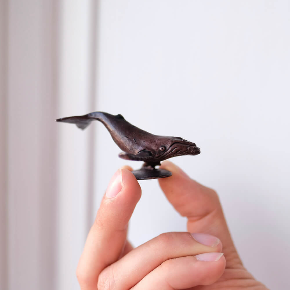 Bonsai Bronze Humpback Whale