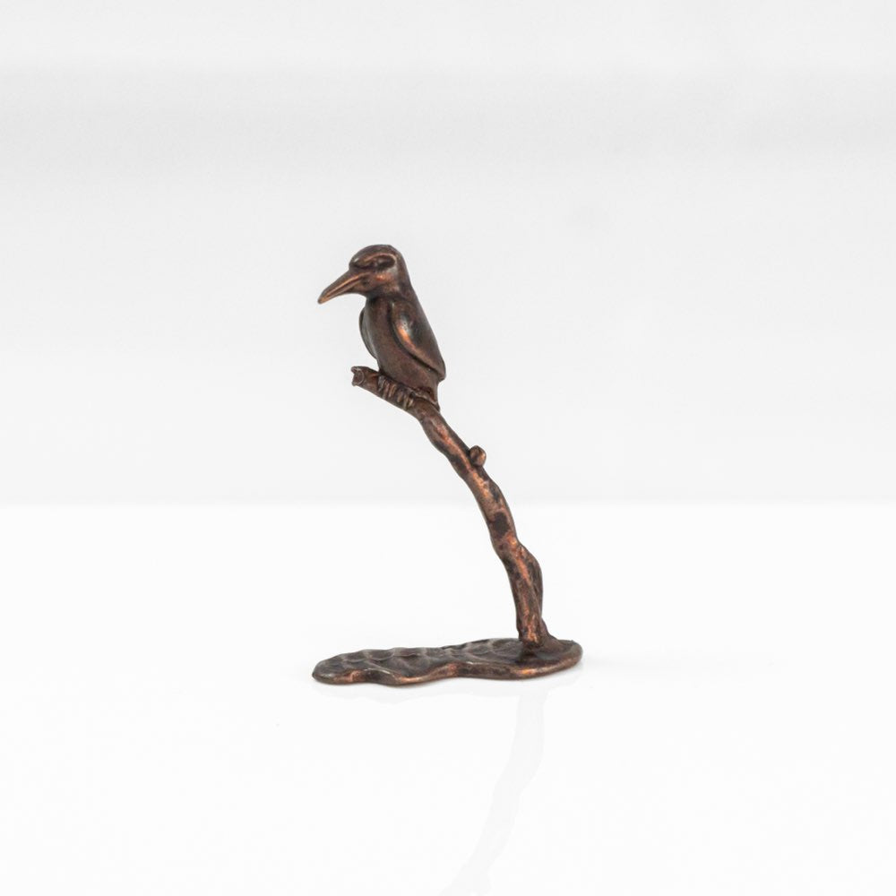 Bonsai Bronze Kingfisher on Stalk