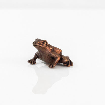 Bonsai Bronze Sitting Frog