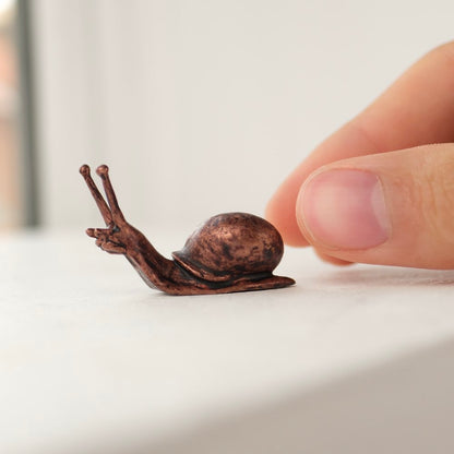 Collectable Bronze Snail.