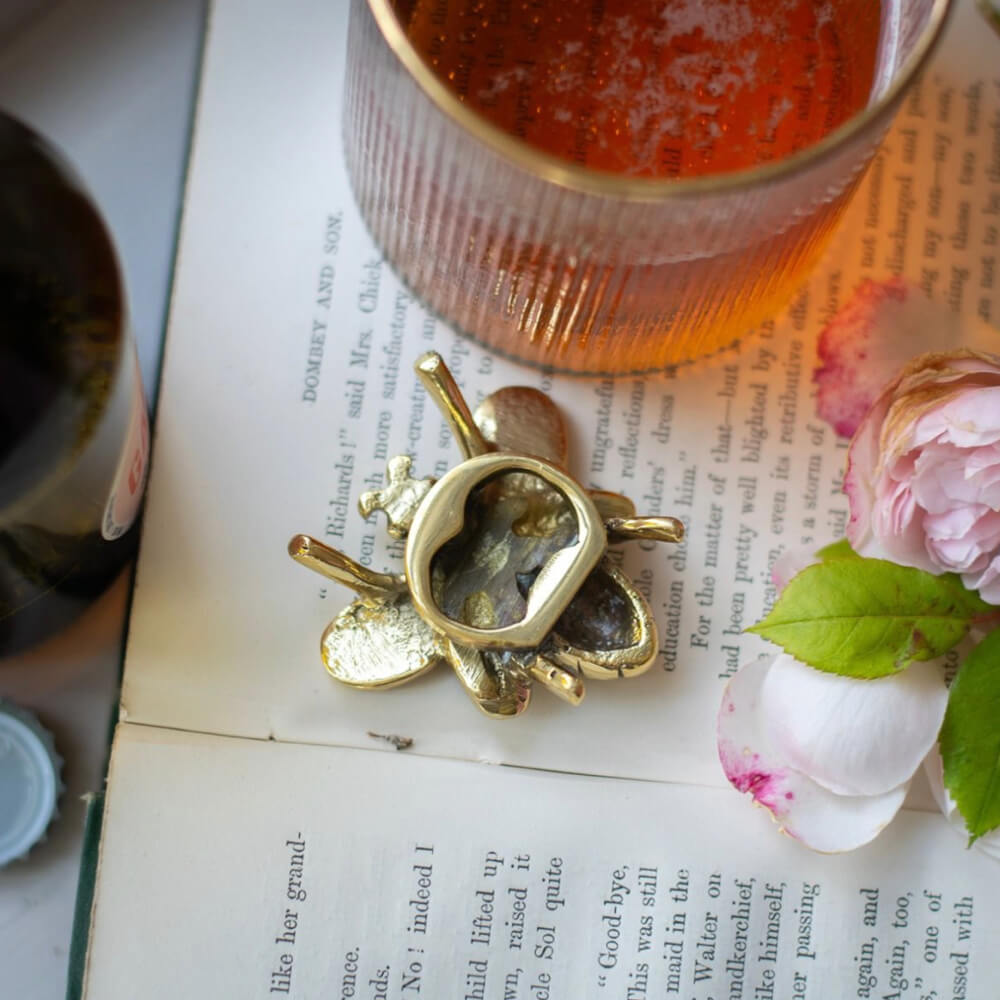 Brass Bee Bottle Opener