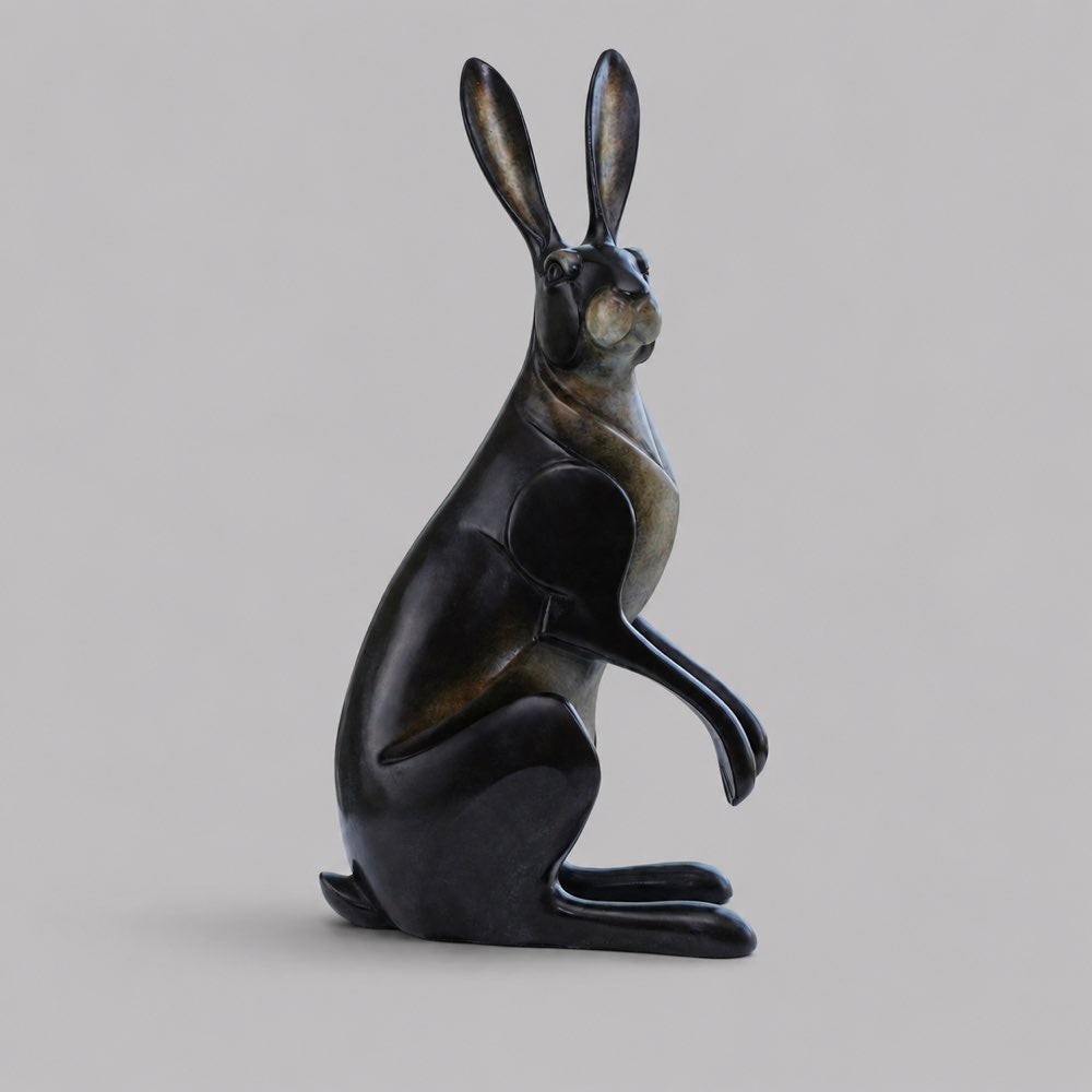 Lookout Hare | Large Bronze Sculpture by David Meredith – Limited Edition