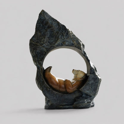 Rocky Mountain Dreaming Bronze Sculpture by David Meredith – Limited Edition