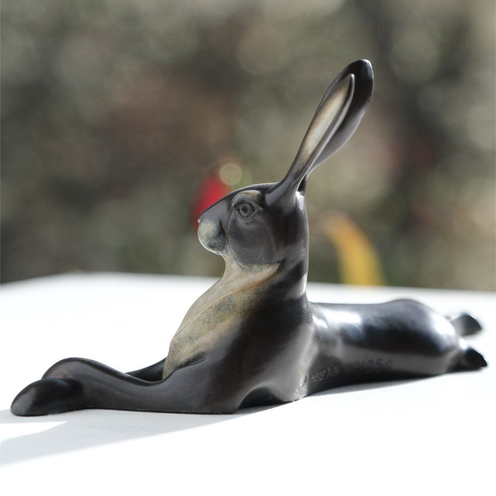 Lying hare