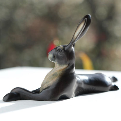 Lying hare