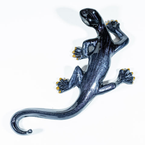 Large Brushed Black Gecko