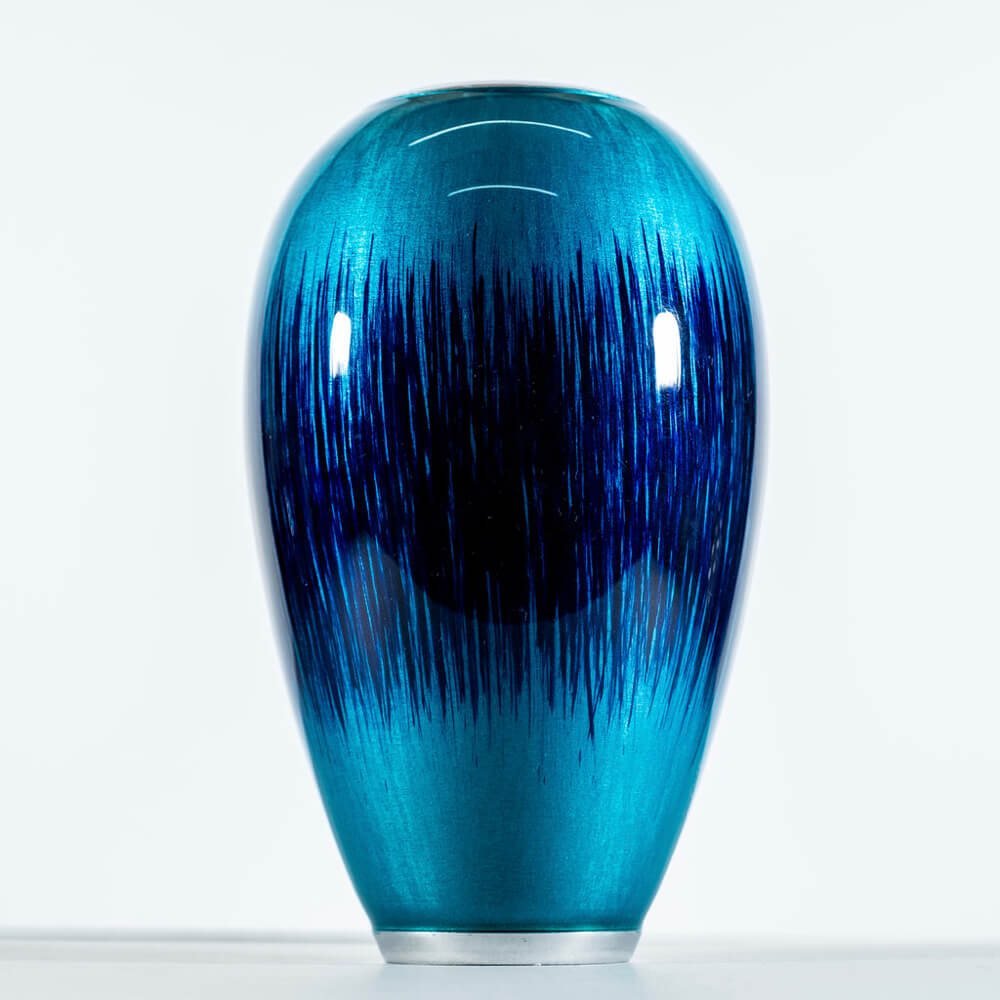 Brushed Aluminium Vase