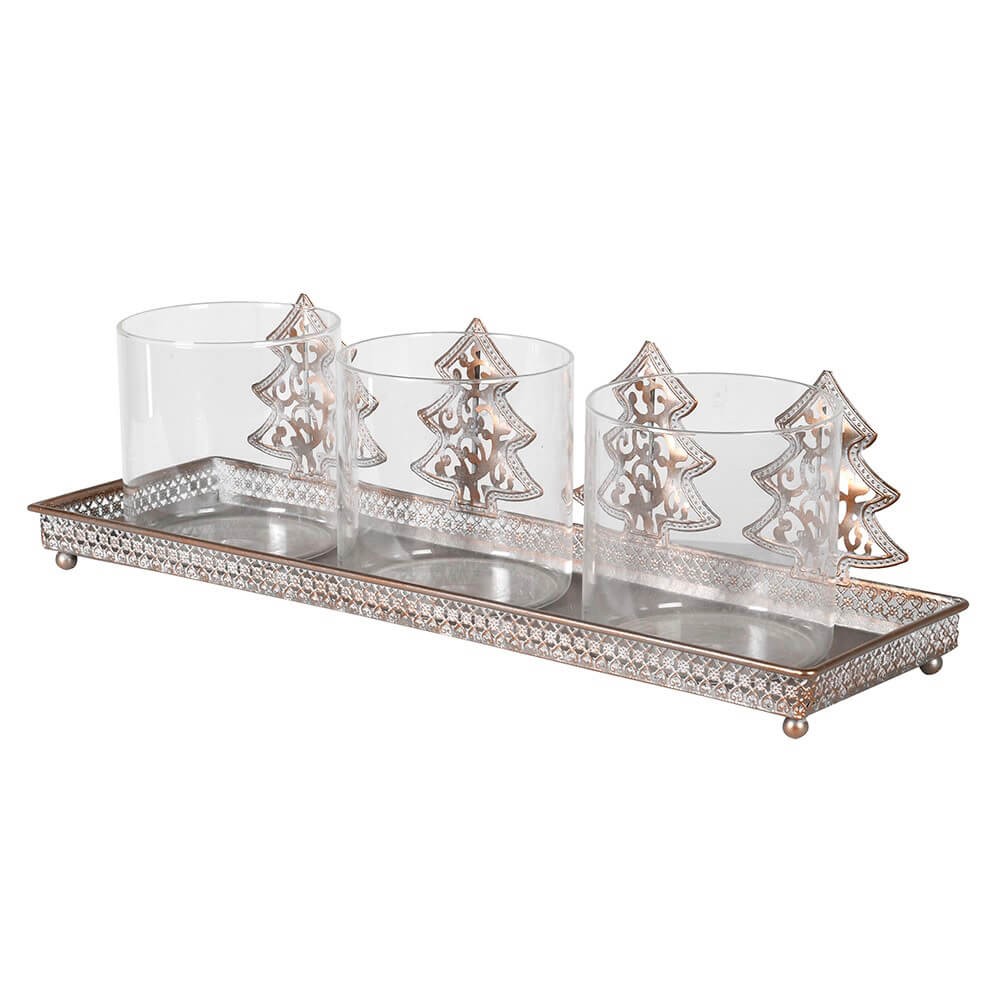 4 Trees Metal Candleholder | Red Lobster Gallery