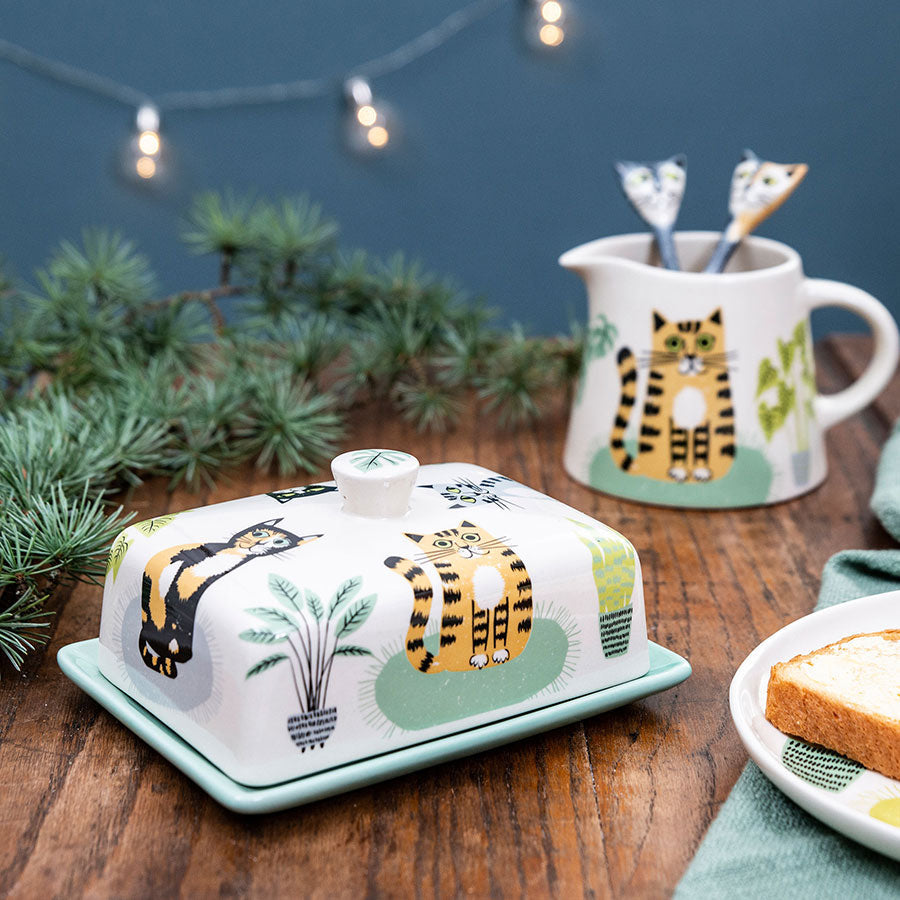 Cat Butter Dish