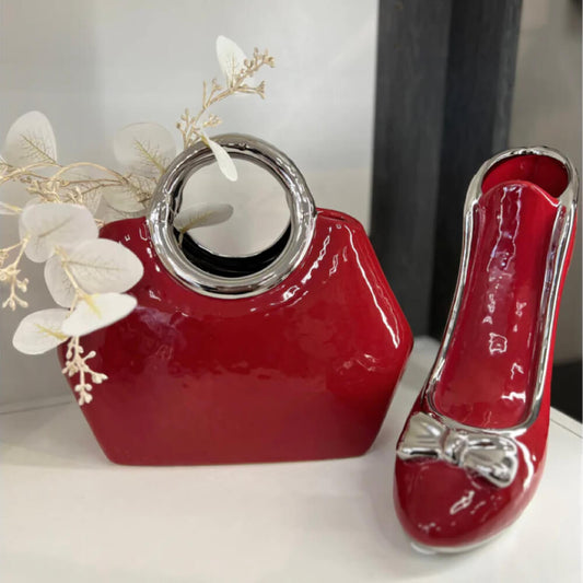 Red Handbag Vase | Red Lobster Gallery 
