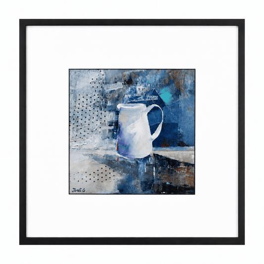 Little White Jug | Original Painting by Janet Gammans