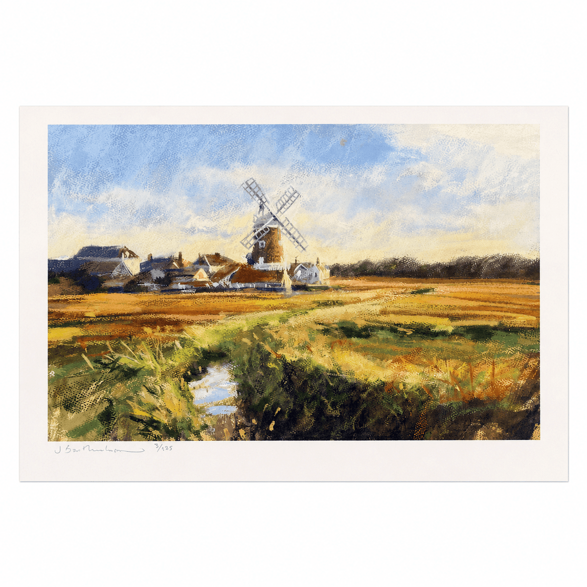 Cley Mill I | Limited Edition Print by James Bartholomew RSMA
