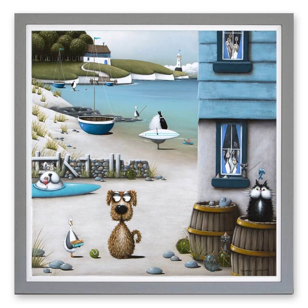 Chip | Framed Canvas Board