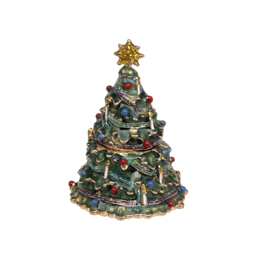 Christmas Tree Trinket Box