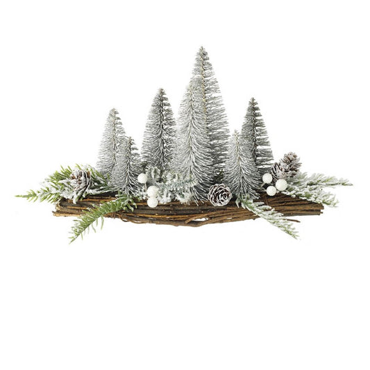 Silver Fir Tree Wooden Decoration