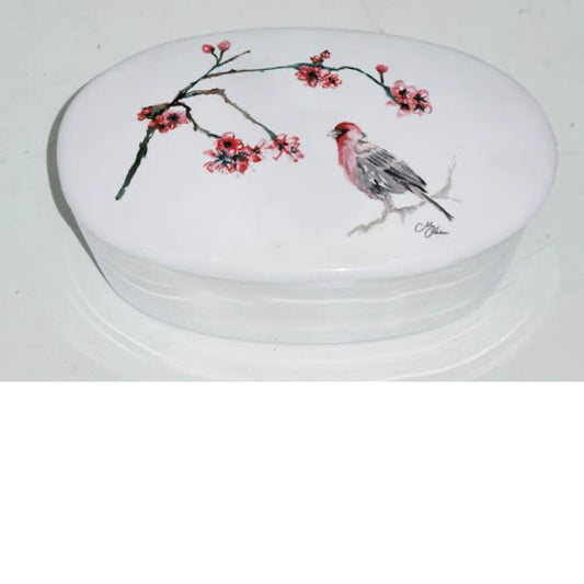 Japanese Blossom Trinket Box