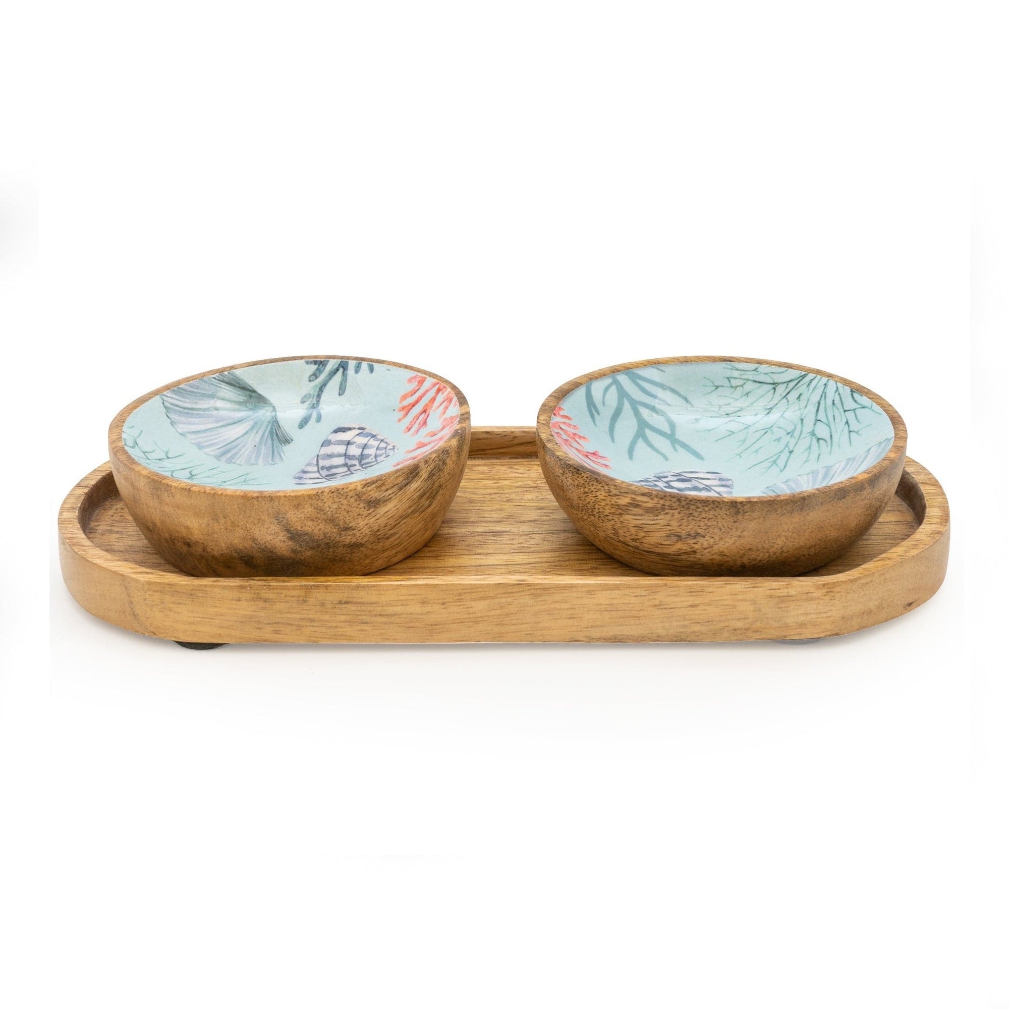 Coastal Dipping Bowls & Tray Set