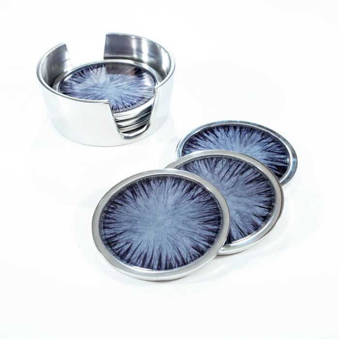 Aluminium Coaster Set
