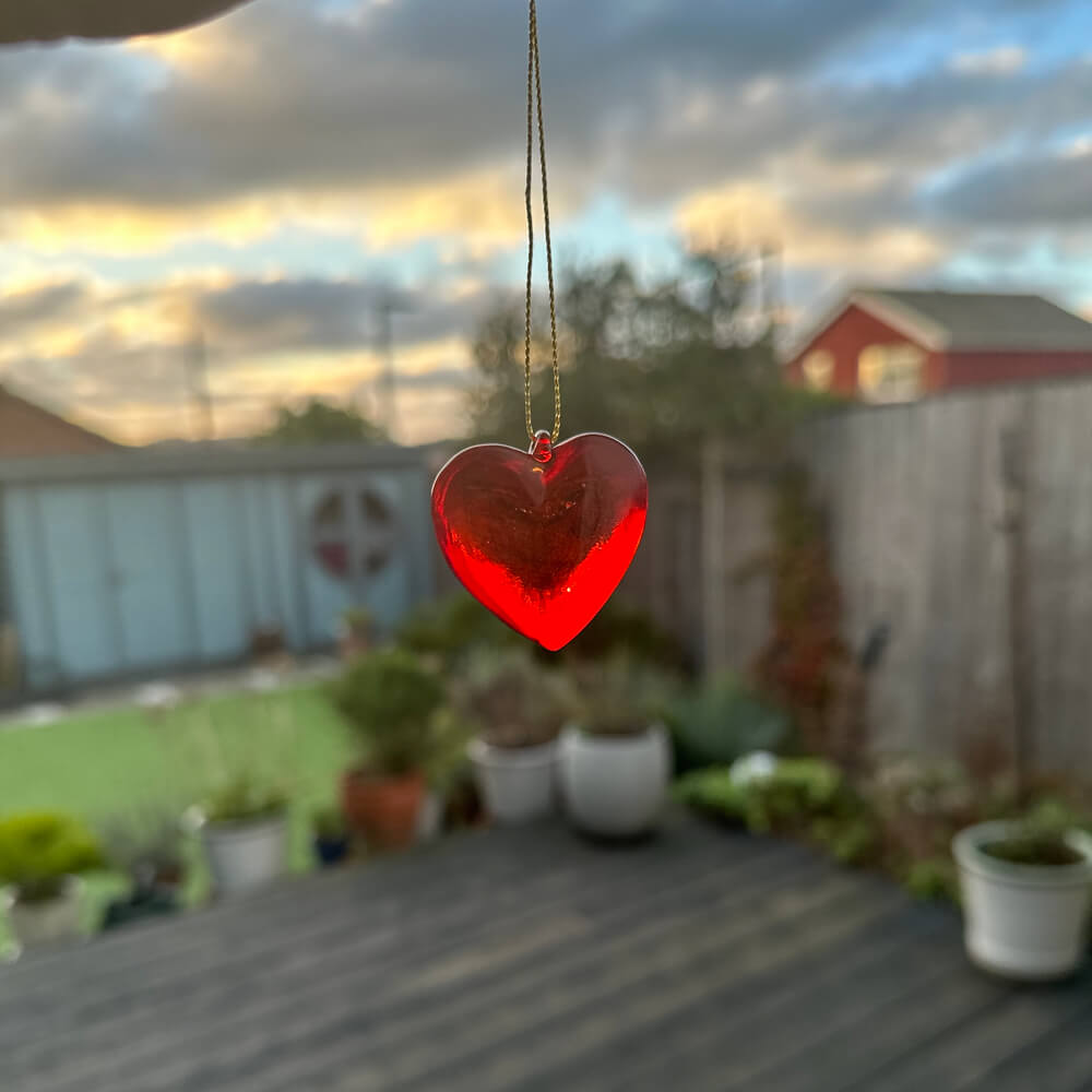 Coloured Hanging Heart