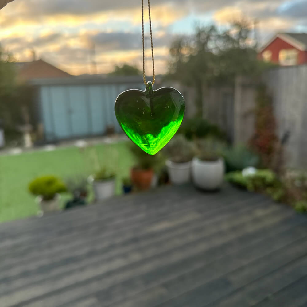 Coloured Hanging Heart