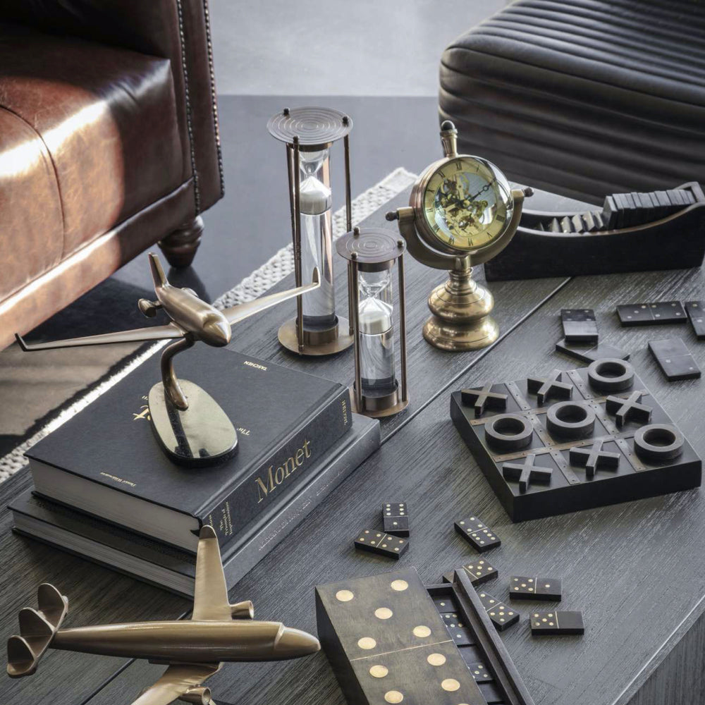 Antique Brass Mantle Clock