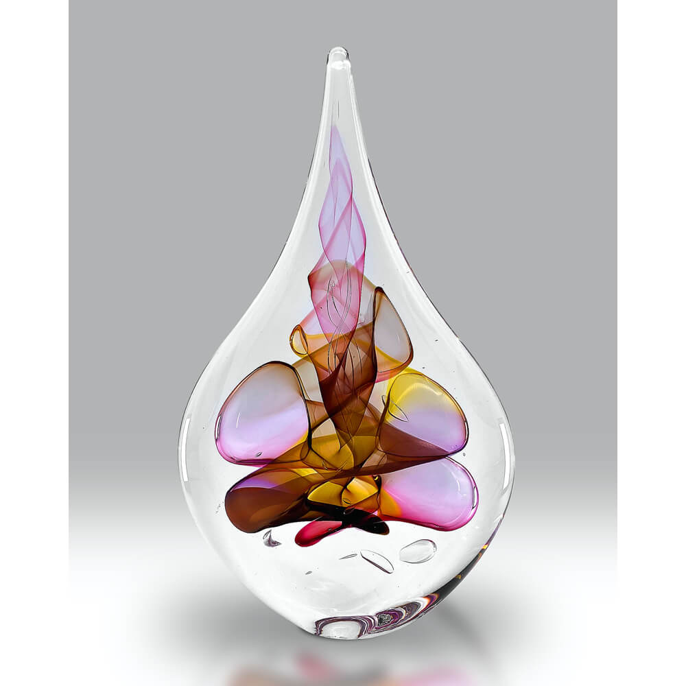 Large Crystal Teardrop Paperweight