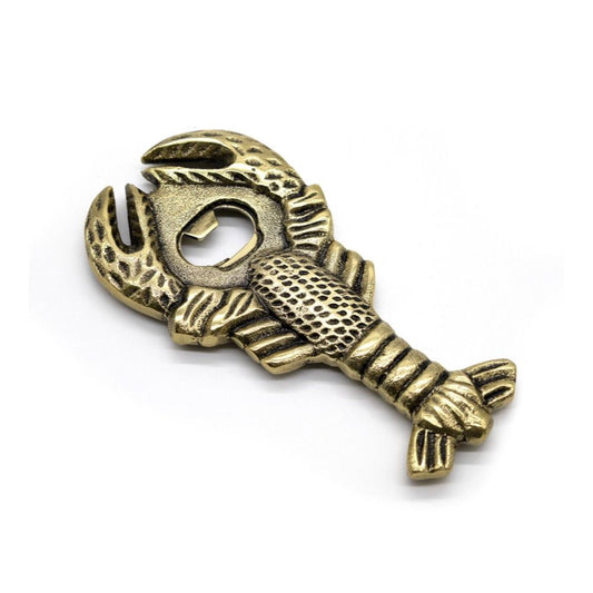 Golden Lobster Bottle Opener