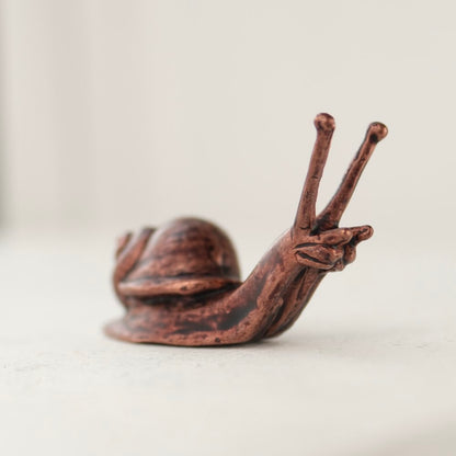 Bonsai Bronze Large Snail