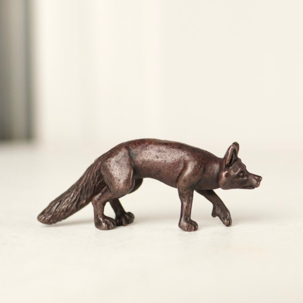 Bonsai Bronze Fox Walking