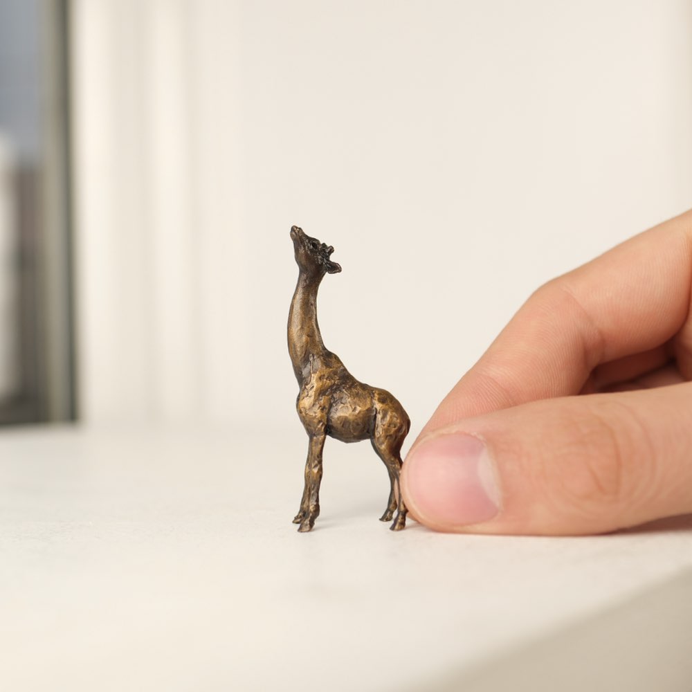 Miniature Bronze Giraffe