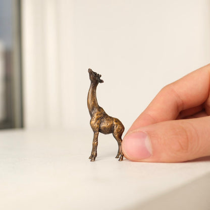 Miniature Bronze Giraffe