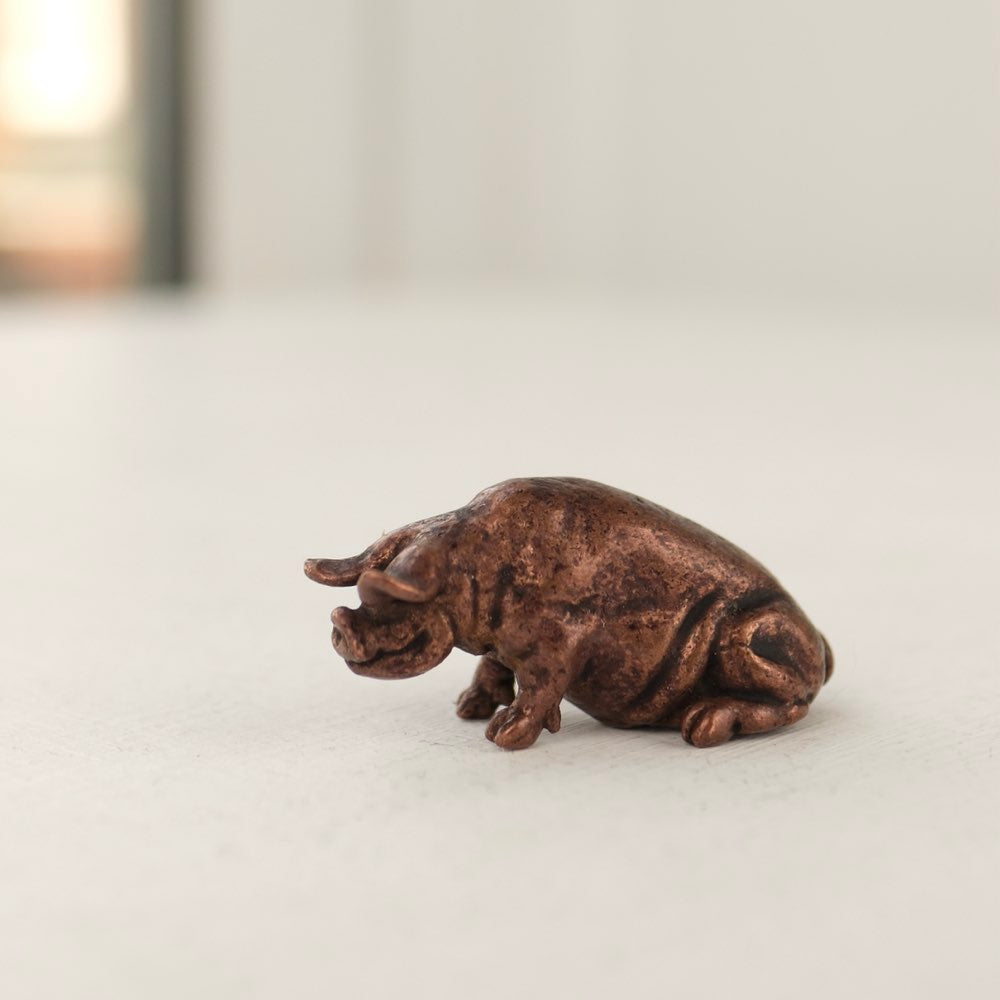Bonsai Bronze Pig