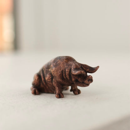 Bonsai Bronze Pig