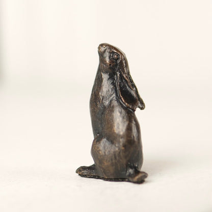 Bonsai Bronze Hare Moongazing