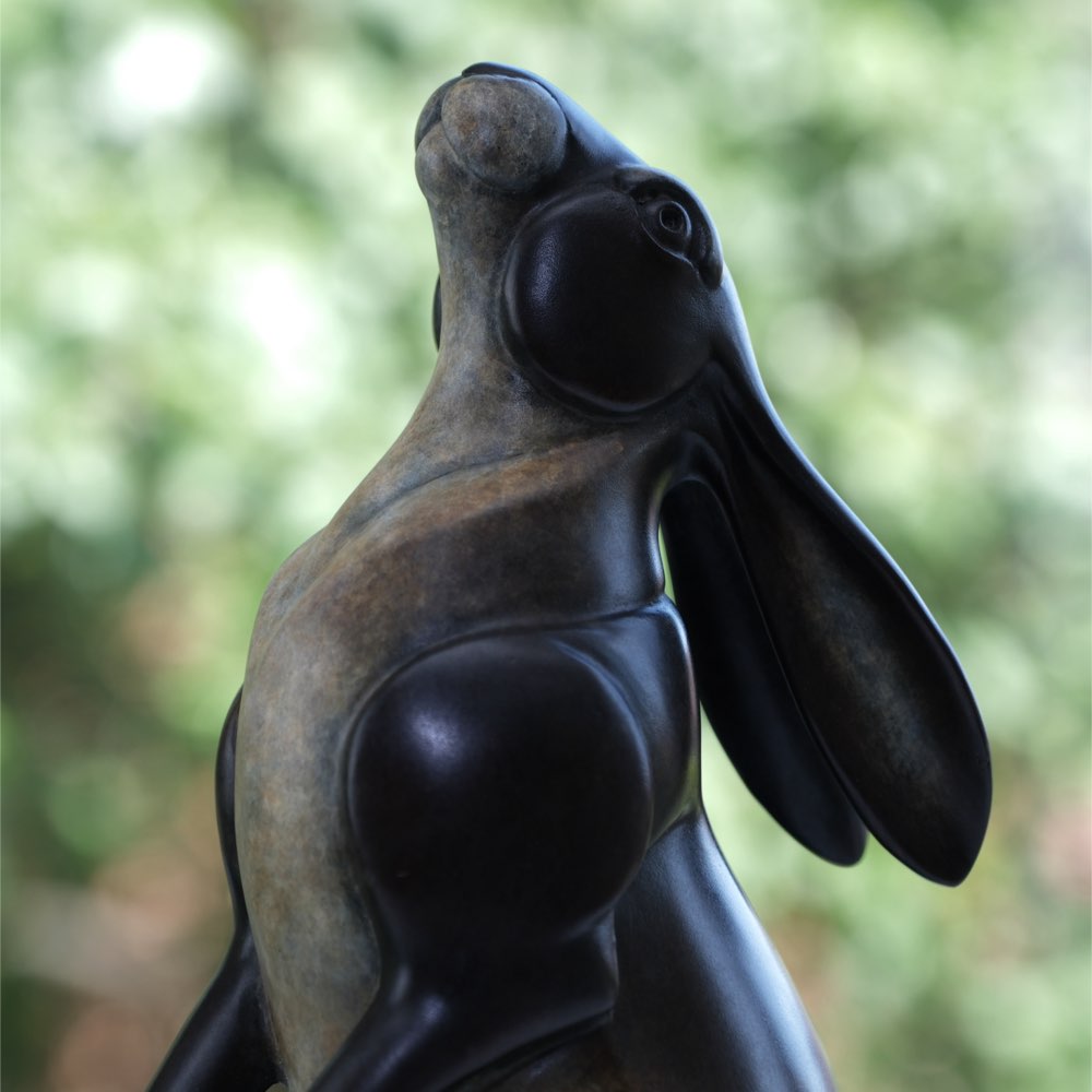 Lookout Hare | Large Bronze Sculpture by David Meredith – Limited Edition