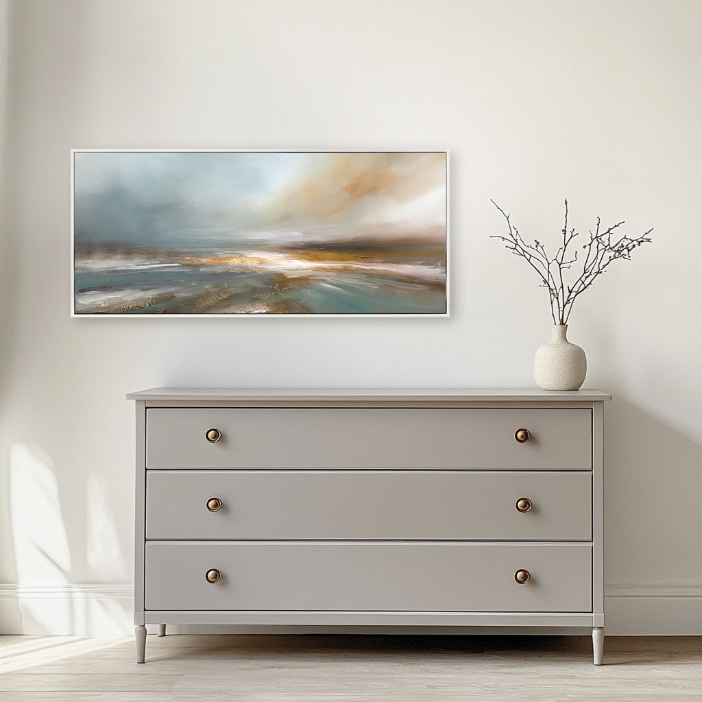 Dawn Gold | Framed Canvas Print