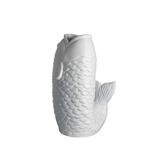 Decorative White Fish Vase | Red Lobster Gallery 